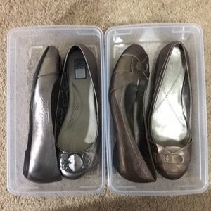 Bundle Women’s Flats Shoes Metallic Color 10